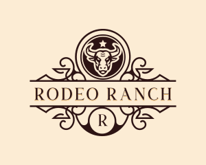 Bull Rodeo Cattle logo design