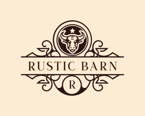 Bull Rodeo Cattle logo design