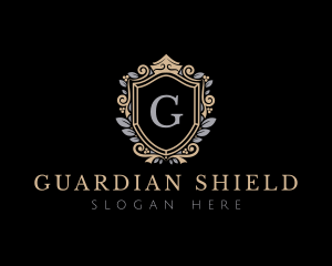 Regal Crown Shield logo design