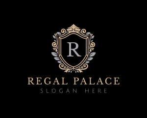 Regal Crown Shield logo design