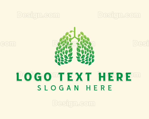 Medical Leaf Lungs Logo