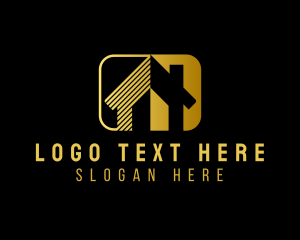 Premium Golden House logo