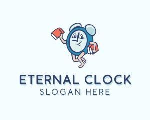 Student Alarm Clock  logo design