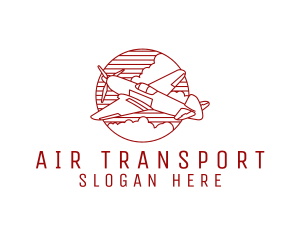 Plane Aviation Aircraft logo design