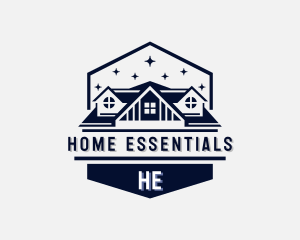 House Roofing Contractor logo design