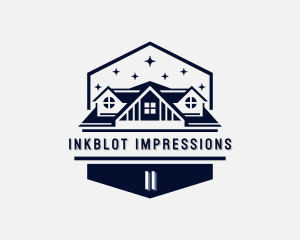 House Roofing Contractor logo design