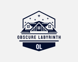 House Roofing Contractor logo design