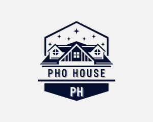 House Roofing Contractor logo design