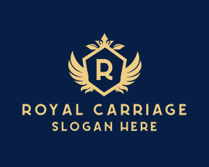 Royal Crown Wing Crest logo design