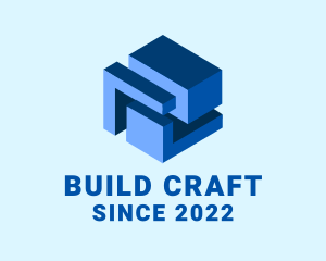 Blue Property Building logo design