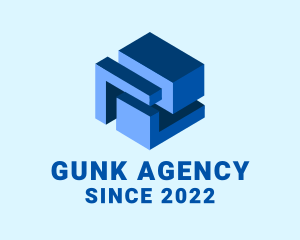 Blue Property Building logo design