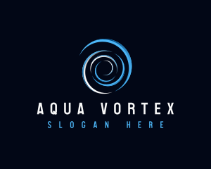 Water Wave Ripple logo design