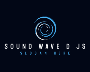 Water Wave Ripple logo design