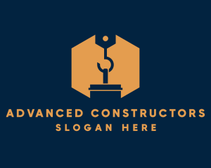 Crane Construction Lift logo design