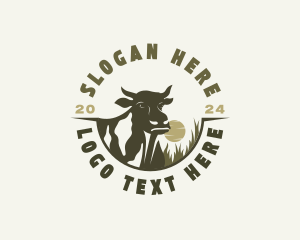 Pasture Cow Farm Logo