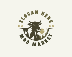 Pasture Cow Farm logo design