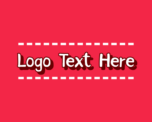 Word logo example 3