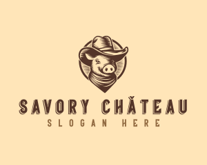 Pig Pork Ranch logo design