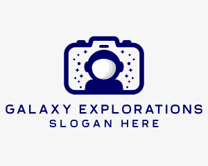 Astronaut Digital Camera  logo design