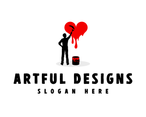 Mural Art Painter logo design