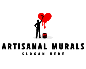 Mural Art Painter logo design