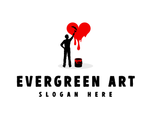 Mural Art Painter logo design