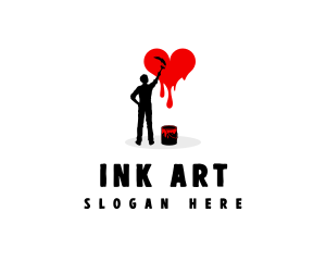 Mural Art Painter logo design