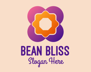 Geometric Flower Tile  Logo