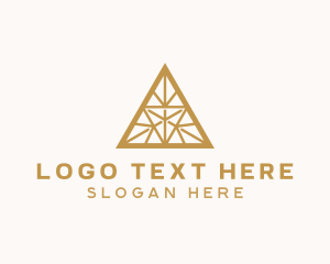 Deluxe Business Triangle logo design