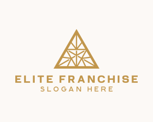 Deluxe Business Triangle logo design