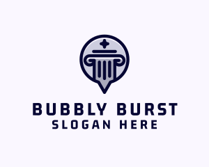 Chat Bubble Column logo design