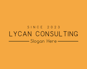 Generic Business Consulting logo design