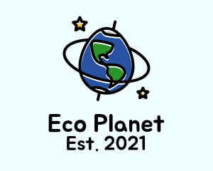 Planet Earth Egg logo