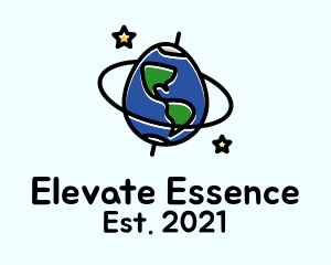 Planet Earth Egg logo