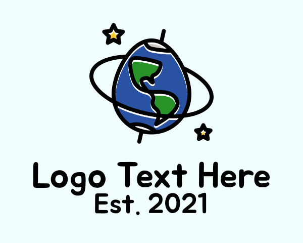 Earth logo example 3