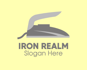 Grey Flat Iron logo