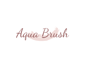 Sophisticated Feminine Watercolor logo design