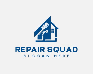 Maintenance Repair Plumbing logo design