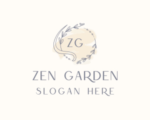 Floral Garden Spa logo design