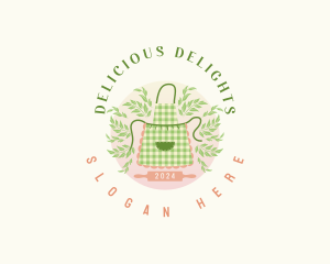 Herbal Kitchen Apron Logo