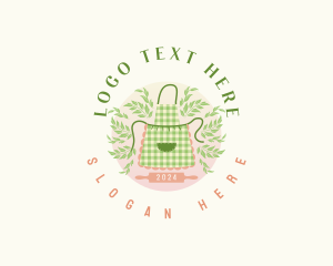 Herbal Kitchen Apron Logo