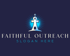 Church Cross Chapel  logo design