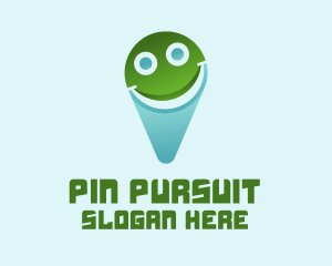 Smile Location Pin logo