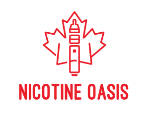 Maple Leaf Vape logo design