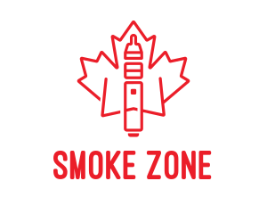 Maple Leaf Vape logo design