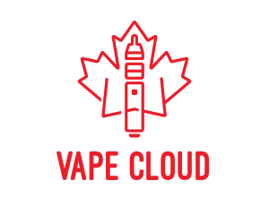 Maple Leaf Vape logo design