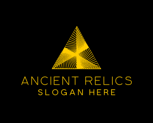 Pyramid Ancient Landmark logo design