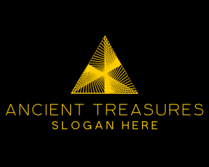 Pyramid Ancient Landmark logo design