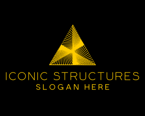 Pyramid Ancient Landmark logo design