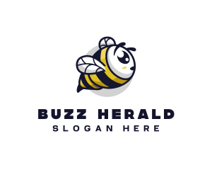 Bee Honey Insect logo design